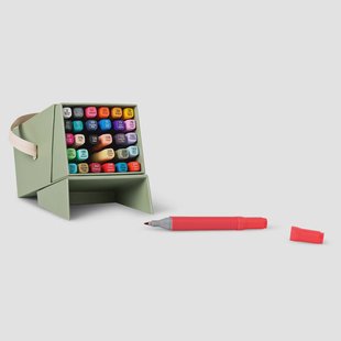 Dubbele markeerstiften in doos - 30 stuks