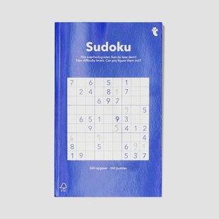 Sudoku - Vier moeilijkheidsniveaus
