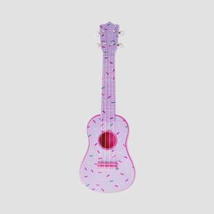 Ukulele met donutprint