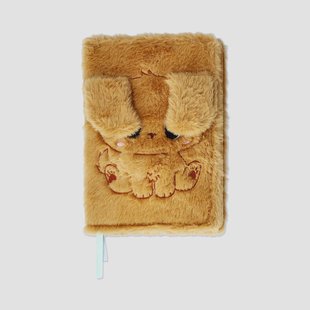 A5 notitieboek met pluchen hond