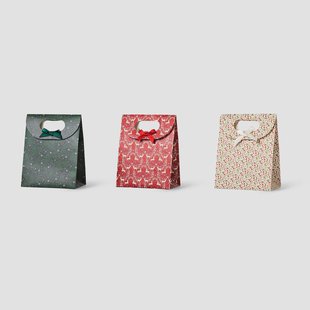 Set kleine geschenktasjes - 3 stuks