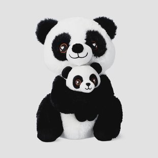 Zacht speelgoed - Panda met welp