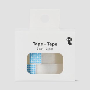 Set transparante tape - 3 stuks