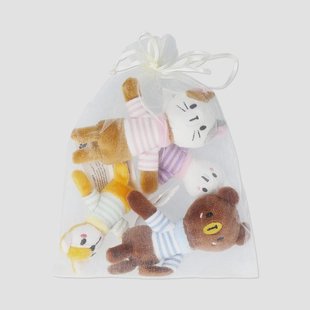 Zacht speelgoed familie - 4 stuks