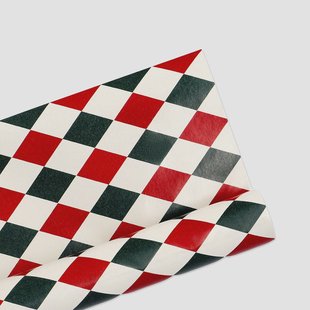 400 cm knutselpapier - Harlekijnprint