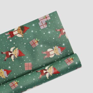 Inpakpapier 400 cm handwerk - Elf print