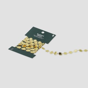 Lint met kleine gouden sterren - 2 m