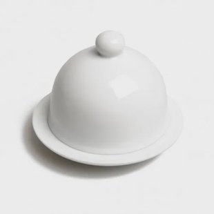 Boterstolpje, porselein,&Oslash; 7,5 cm