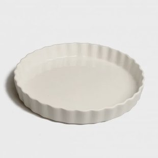 Taart-/ quichevorm, porselein, &Oslash; 30 cm