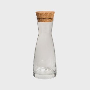 Karaf met kurk, glas, 0,5 L