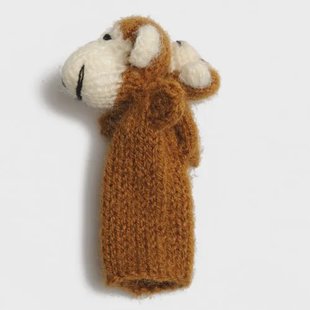 Vingerpopje aap met jong