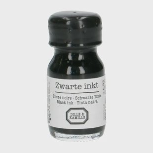 Inkt, zwart, 10 ml