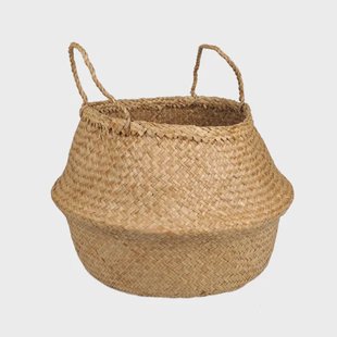 Oogstmand, zeegras, naturel, 30 x 45 cm