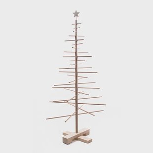 Kerstboom van hout, 125 cm