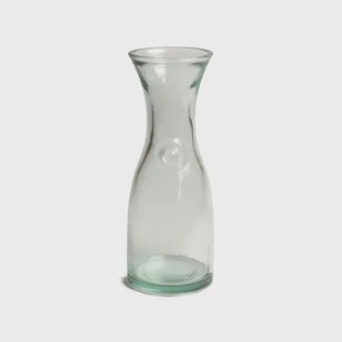 Karaf, groen gerecycled glas, 0,8 liter