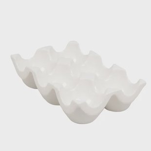 Eierhouder, porselein