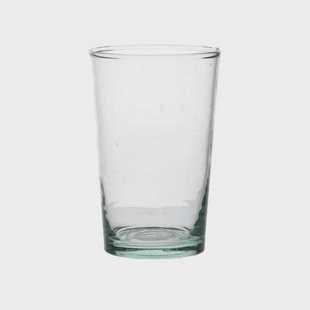 Glas, recht, gerecycled glas, handgeblazen, 280 ml