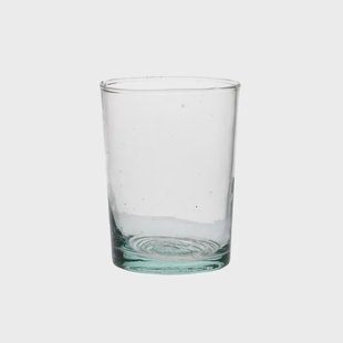 Glas, recht, gerecycled glas, handgeblazen, 230 ml