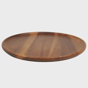 Houten bord, acacia,&Oslash; 35 cm
