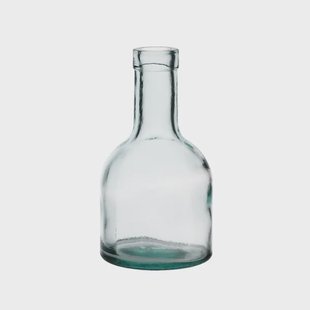 Vaasje van glas, kandelaar, 15 cm