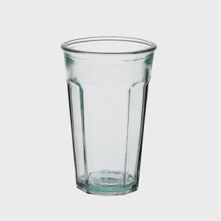 Glas met facetten, gerecycled glas, 300 ml