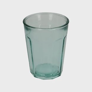 Glas met facetten, gerecycled glas, 400 ml