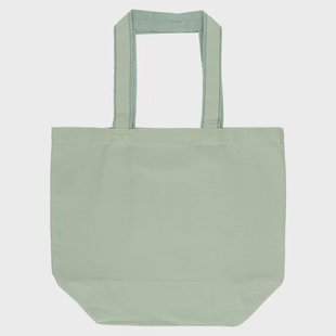 Shopper, bio-katoen, groen, 44 x 35 cm