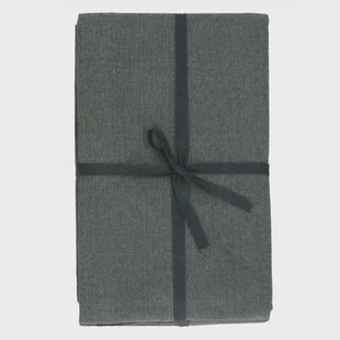 Tafelkleed, GOTS bio-katoen, antraciet, 140 x 180 cm