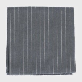 Theedoek, bio-katoen, donkergroen met krijtstreep, 50 x 70 cm