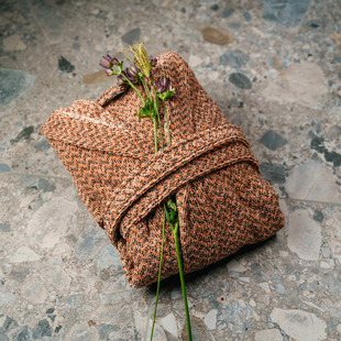 Kayori Kakeyu - Badjas - Katoen - L - Rood