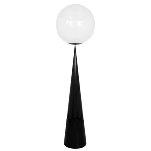 Tom Dixon Globe Cone Fat Vloerlamp LED Zwart/opaal