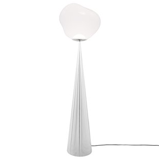 Tom Dixon Melt Cone Fat Vloerlamp LED Zilver/opaal
