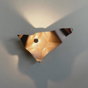 Knikerboker LED wandlamp Zona d'ombra, roze, 79 cm