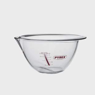 Beslagkom Pyrex, glas, 2 liter