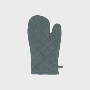 Ovenwant, bio-katoen, donkergroen gem&ecirc;leerd