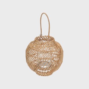 Windlicht twist, rotan, klein