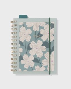 HEMA Insteekagenda 2026 zakformaat 9.7x12.5cm bloemen