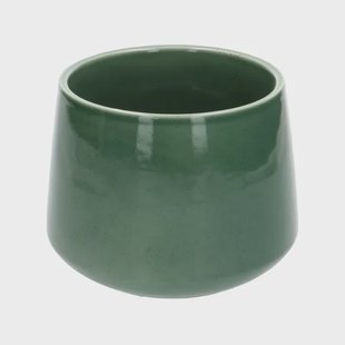 Bloempot&#039;Juul&#039;, aardewerk, groen,&Oslash; 17 cm
