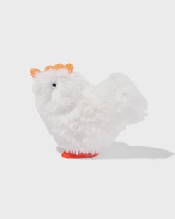 HEMA Speelknuffeltje opwindbaar kip 13x10.5x5.5cm