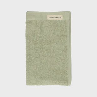 Gastendoek, Recycled katoen, Lichtgroen, 30 x 50 cm