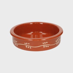 Tapasschaaltje met takjesslinger, terracotta,&Oslash; 12 cm