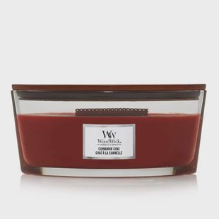 WoodWick geurkaars Cinnamon Chai Ellipse