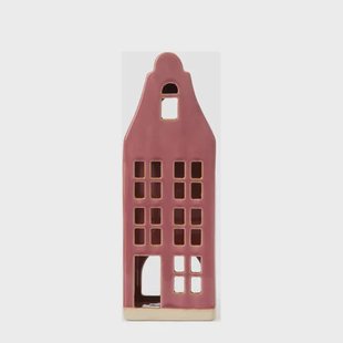 Sissy-Boy waxinelichthouder huisje met klokgevel (22 cm)