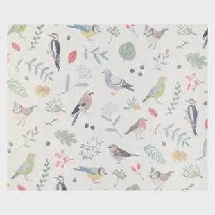 Inpakpapier met vogels, 70 x 250 cm