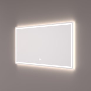 Spiegel Hipp Design SPV 9000 Rechthoek 100x70 cm Met Verlichting Incl. Spiegelverwarming