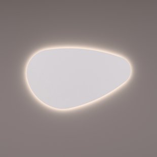 Spiegel Hipp Design SPV B03 Organisch 140x80 cm Met Verlichting Incl. Spiegelverwarming