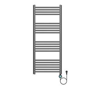 Elektrische Radiator BWS Cory met Smart Wifi 120x50cm 700W Gunmetal