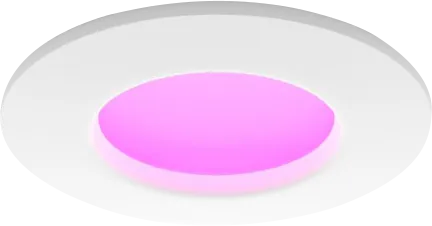 Philips Hue inbouwspot Slim - White and color - 90mm - wit