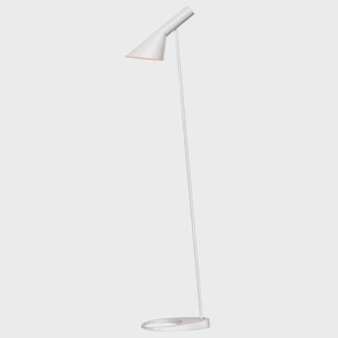 AJ vloerlamp, wit - Louis Poulsen - Woonkamer - Designer - Metaal - 1 lamp