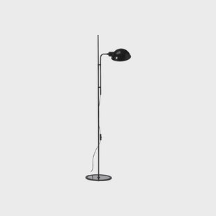 Funiculí vloerlamp, zwart MARSET - Woonkamer - Designer - Metaal - Met lampenkap